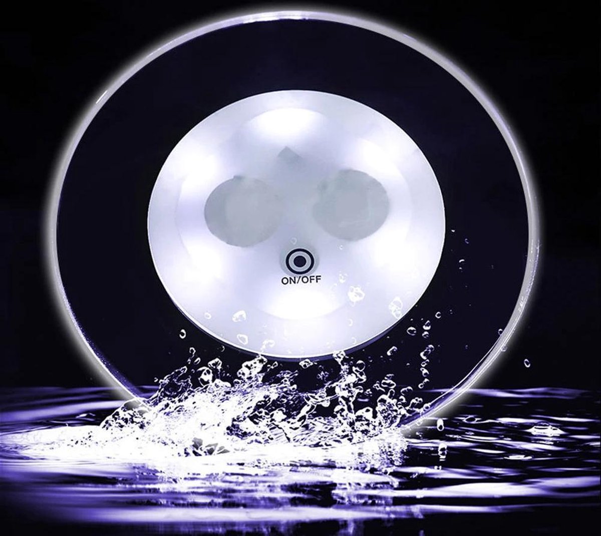 Lichtgevende Onderzetter Rond - Wit - LED