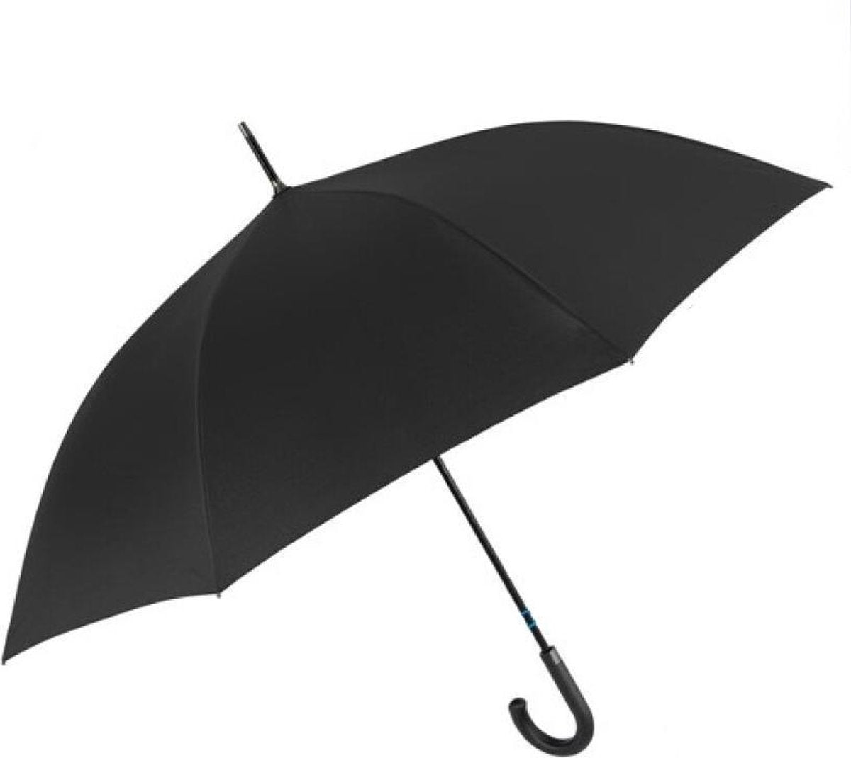 Perletti Golfparaplu Automatisch 122 Cm Gebogen Handvat Zwart