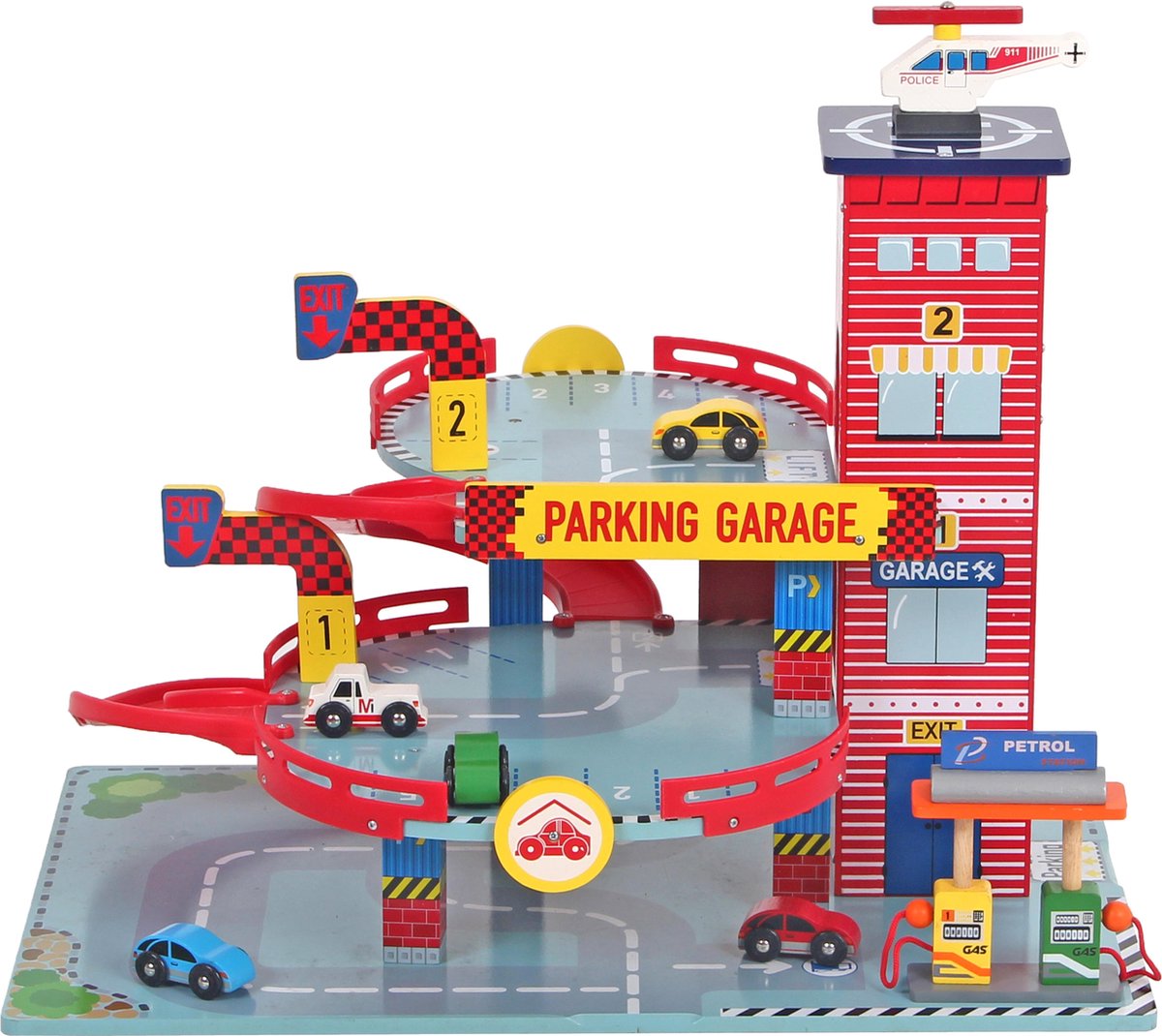 Mentari Houten Garage Rood