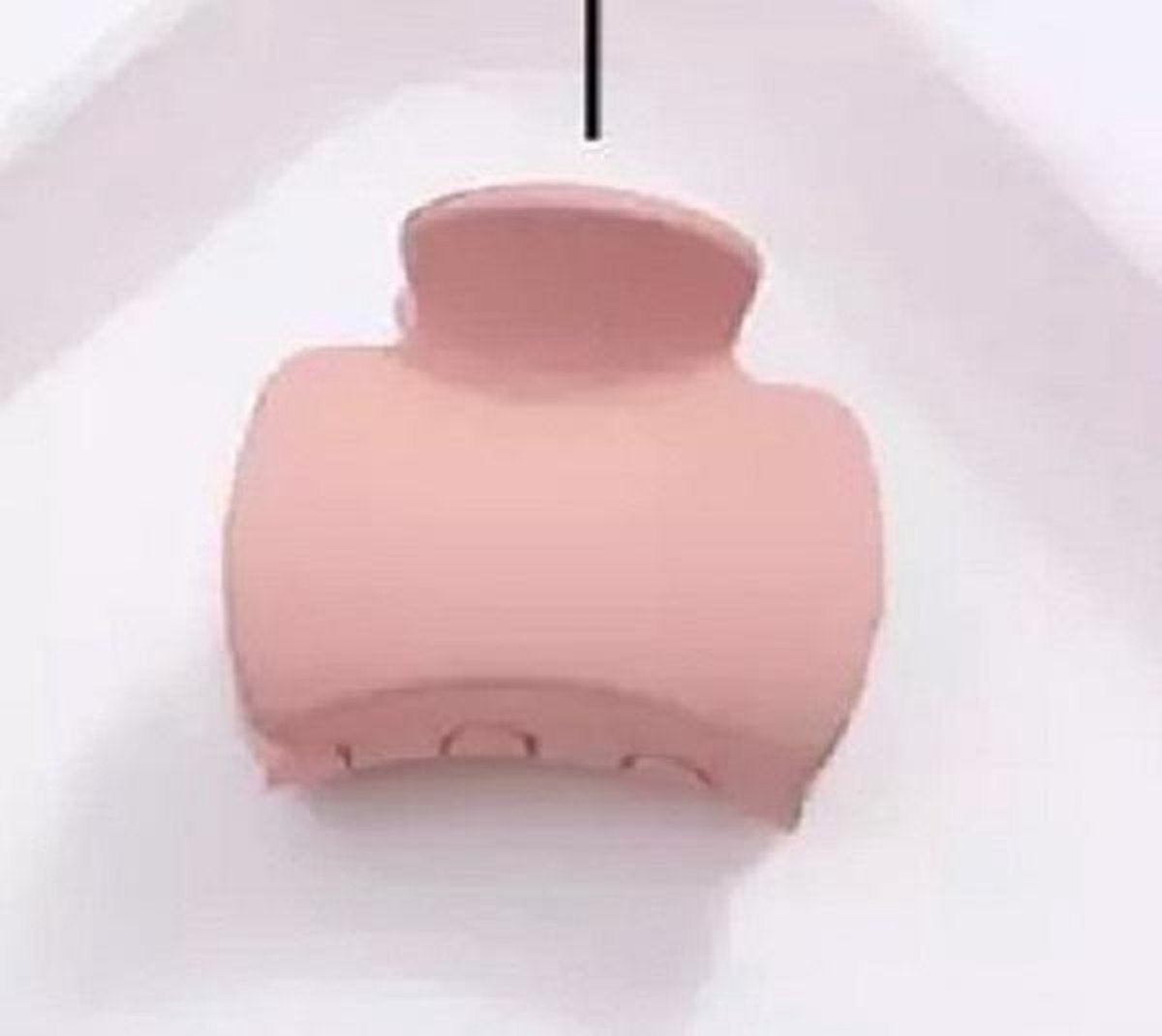 VSE haarclip klein mat roze