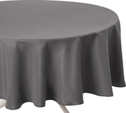 Tafelkleed Grijs anti vlek - Rond - Dia 180 cm - Anti vlekken