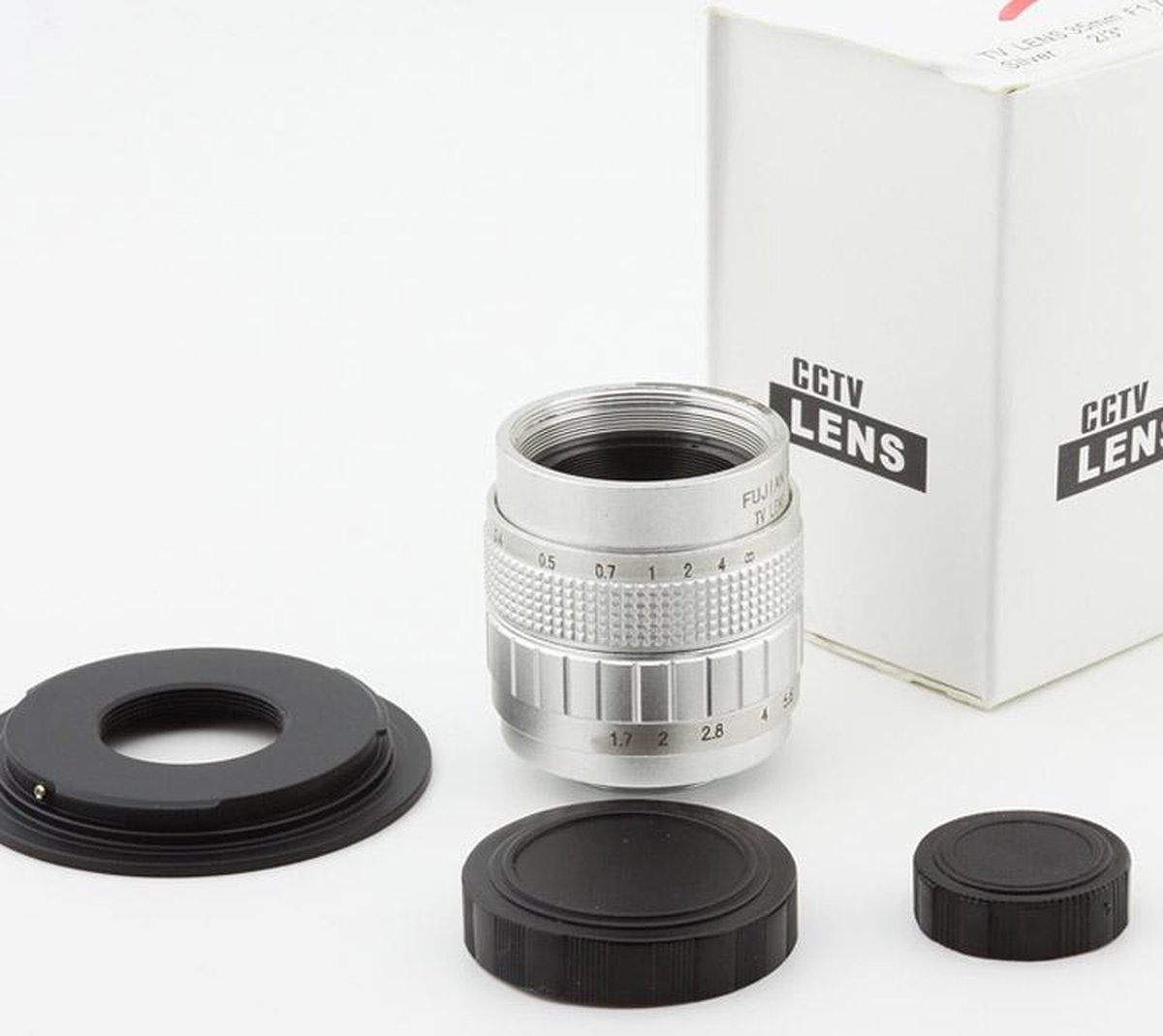 Fujian 35mm F1.7 CCTV lens voor Nikon systeem camera