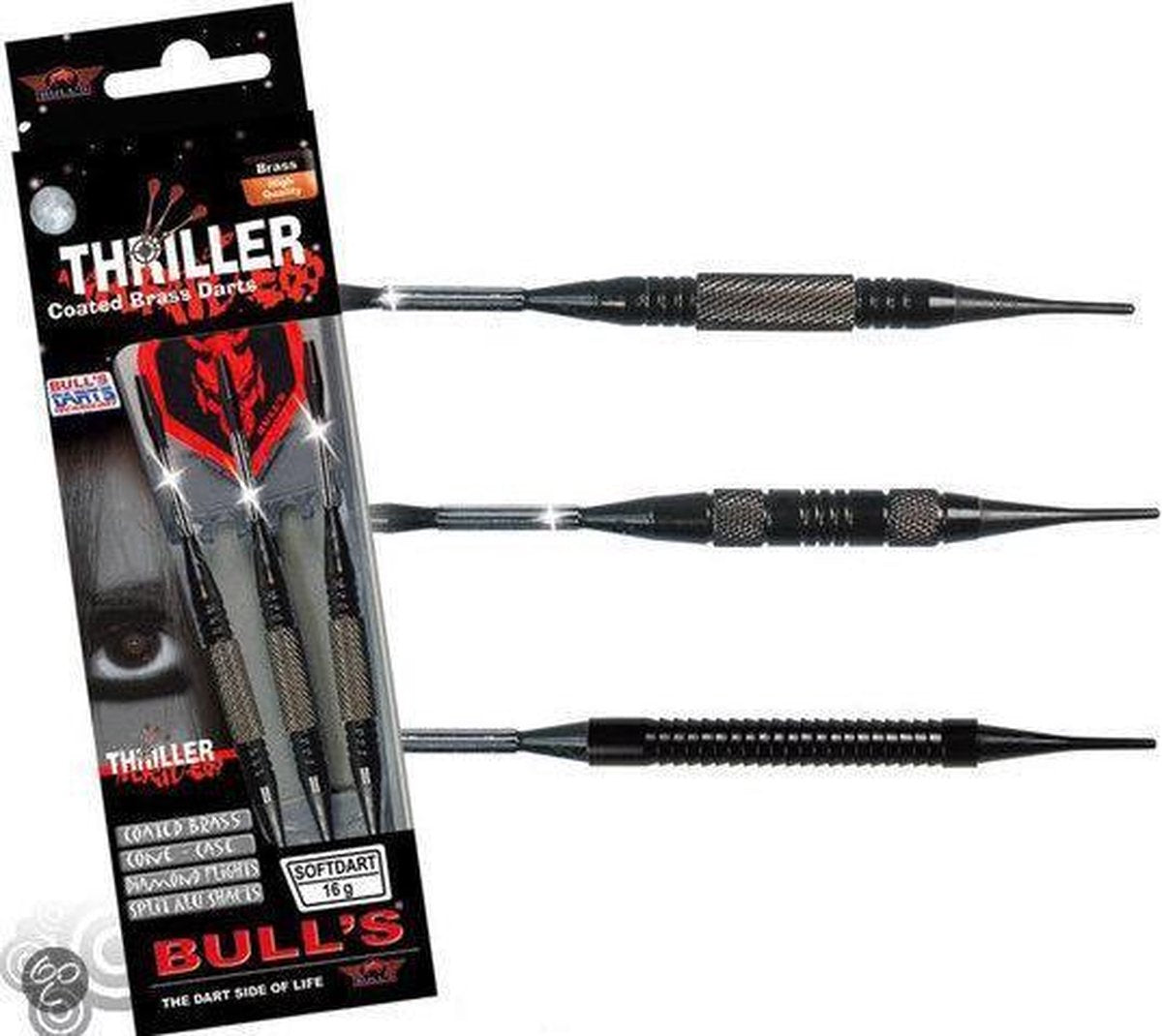 Bull's Thriller Coated Brass Softdarts 16 g