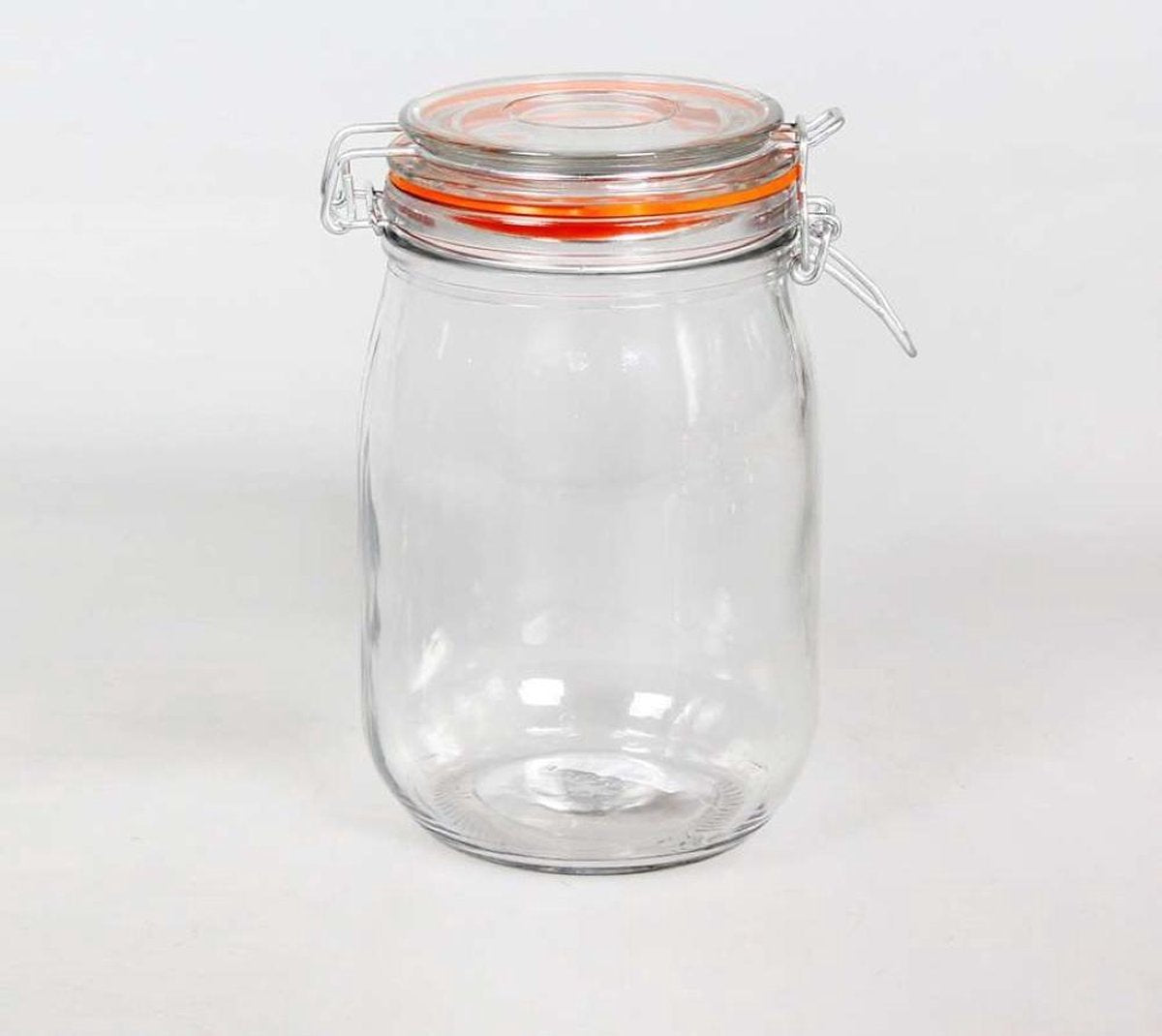 YILTEX – Voorraadpotten – Weckpotten- 6st – 1l