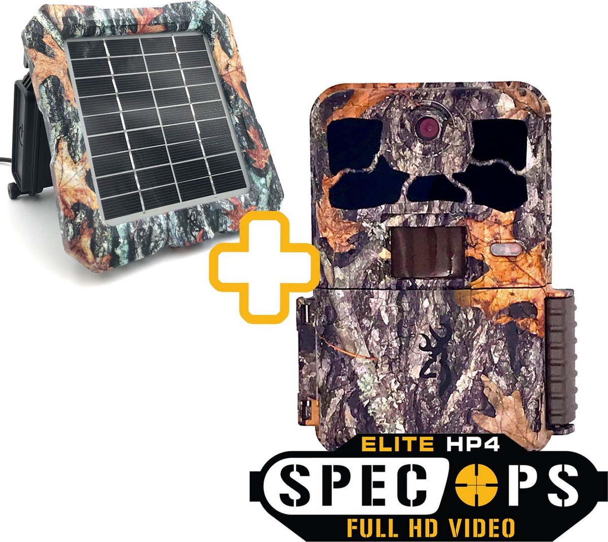 Browning Voordeelpakket - 8E-HP4 + Zonnepaneel - 22MP - wildcamera