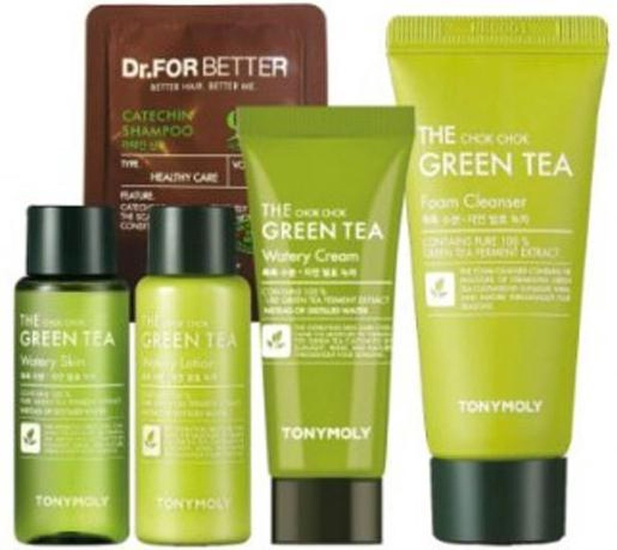 The Chok Chok Green Tea Waterly Kit - TONYMOLY - Koreaanse huidverzorging geschenkset