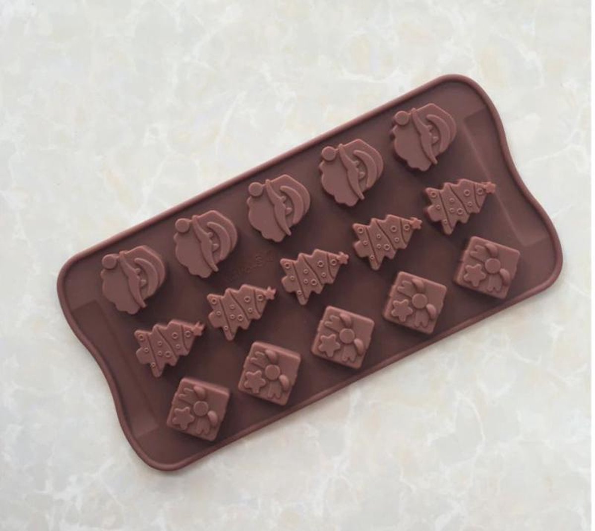 Kerst chocoladevorm - kerstboom