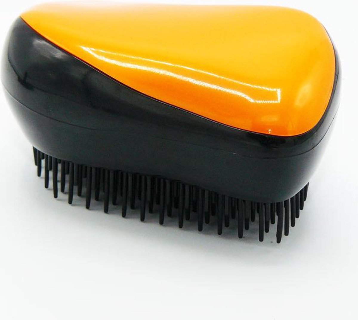 Doodadeals® Anti Klit Haarborstel – Wet Detangler – Detangling Brush – Tangle Teezer – Detangler Borstel – Anti Klit Borstel – Zwart / Oranje