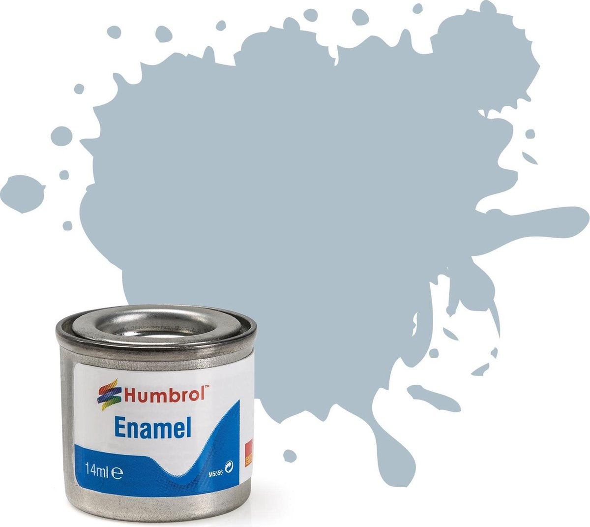 Humbrol - No 127 Us Ghost Grey   Satin (Haa1403)