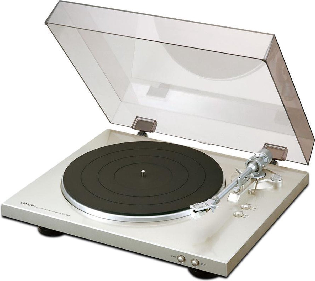 Denon DP-300F Platenspeler - Volledig Automatisch - Analoog - Zilver