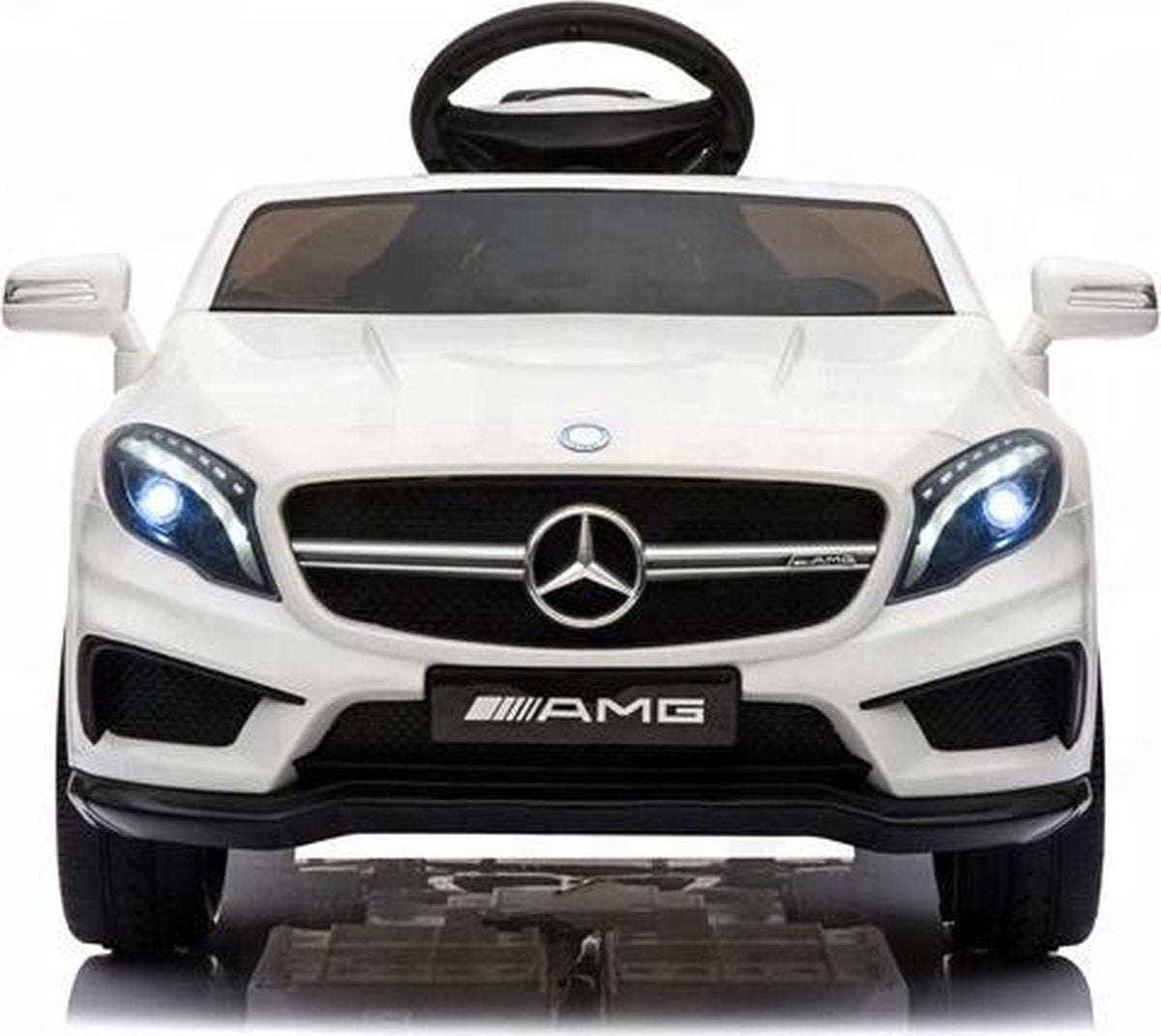 Mercedes GLA45 AMG kinderauto 12V + 2.4G Wit