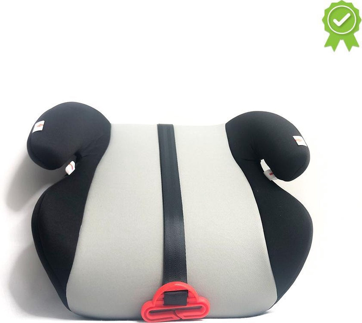 Zitverhoger - Autostoel - Universeel - Grijs - 38x38x18cm - Veilig Kinderzitje op Reis - Auto Zitje - Stoel Verhoger - Kind Eettafel - 4 tot 12 jaar - Peuter - Kleuter - Wasbaar