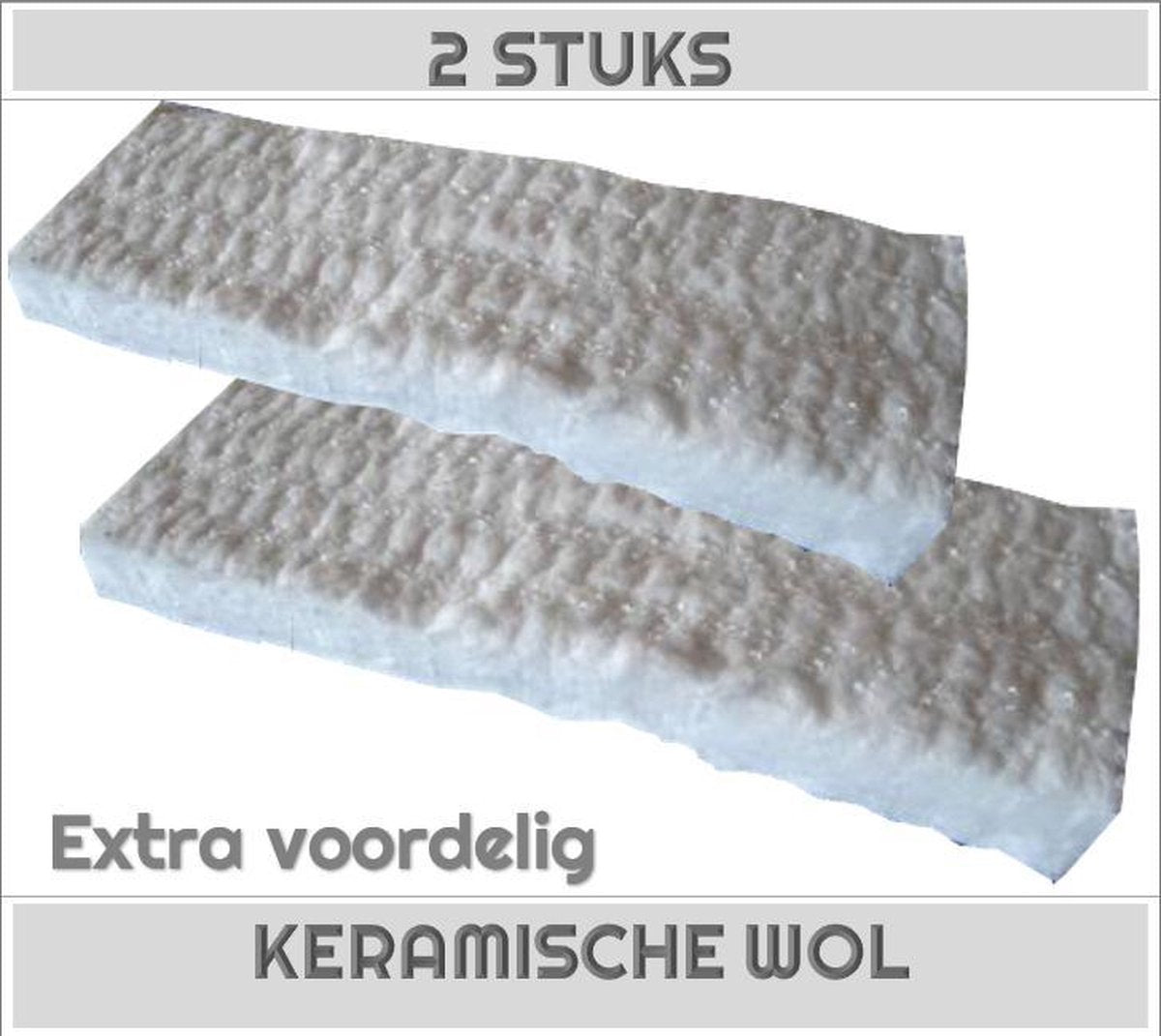 2 stuks keramische wol