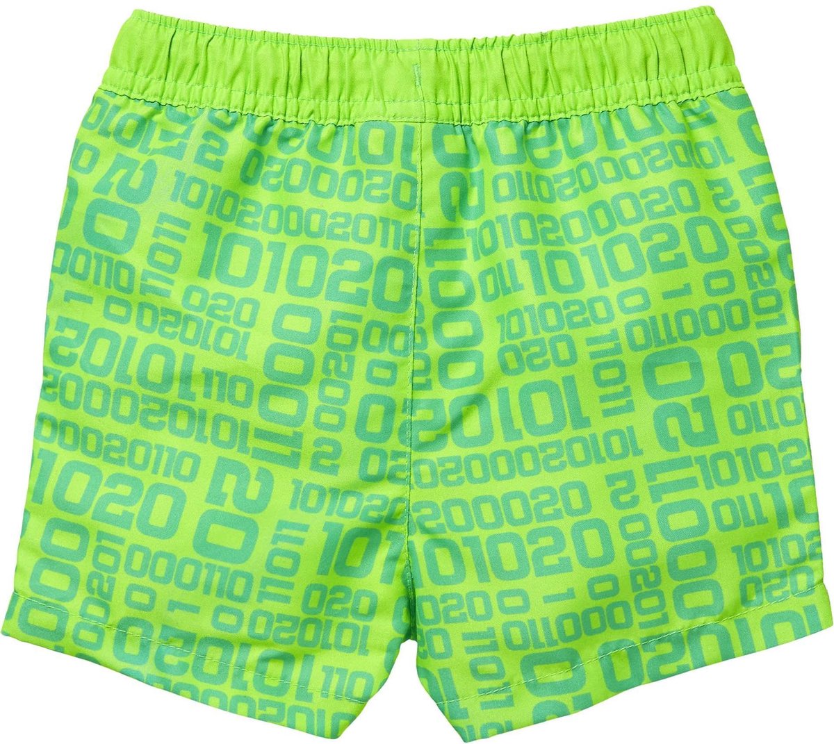 Quapi baby jongens zwembroek Giani Neon Green Letter