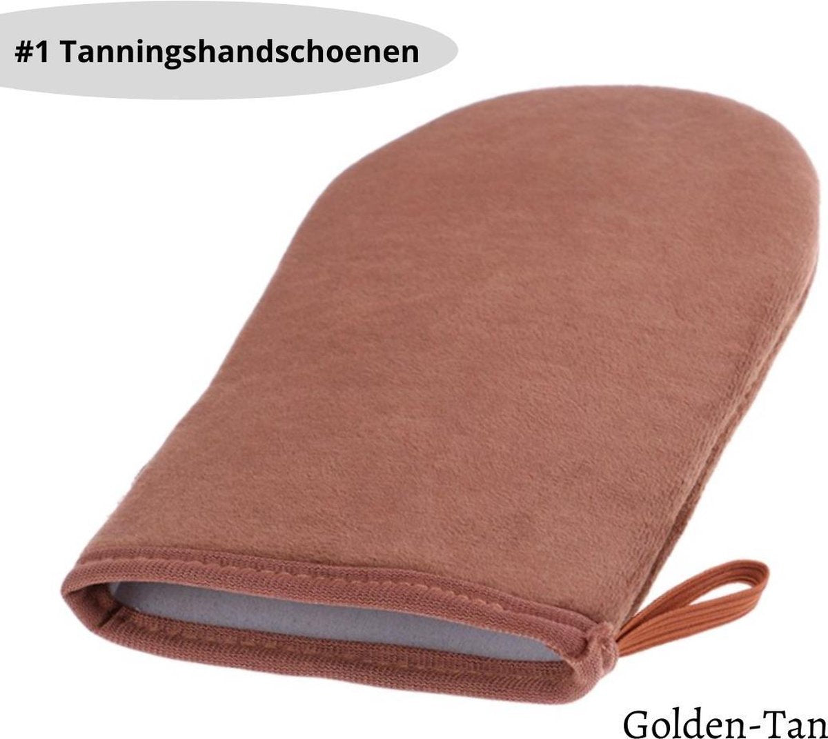 BeautyFit - Zelfbruiner Handschoen - Tanning Handschoen - Tan Handschoen - Goud/bruin - Beste kwaliteit Tanningshandschoenen