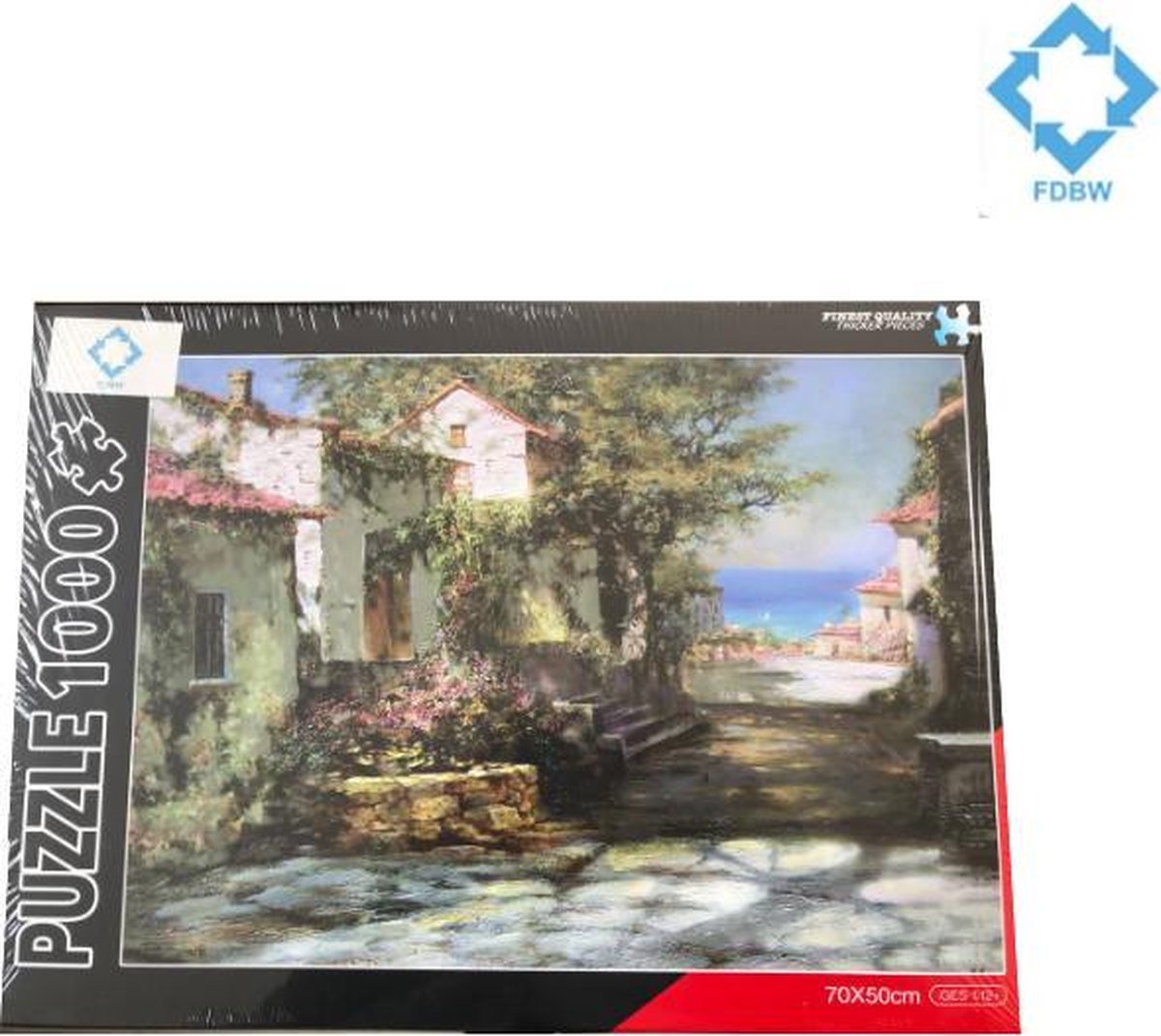 Puzzel – huis aan zee |Kunst puzzel voor volwassene | Kunst Puzzel Collectie | Puzzel 1000 | Puzzel - 1000 stukjes | Puzzel Kunstwerken - zee