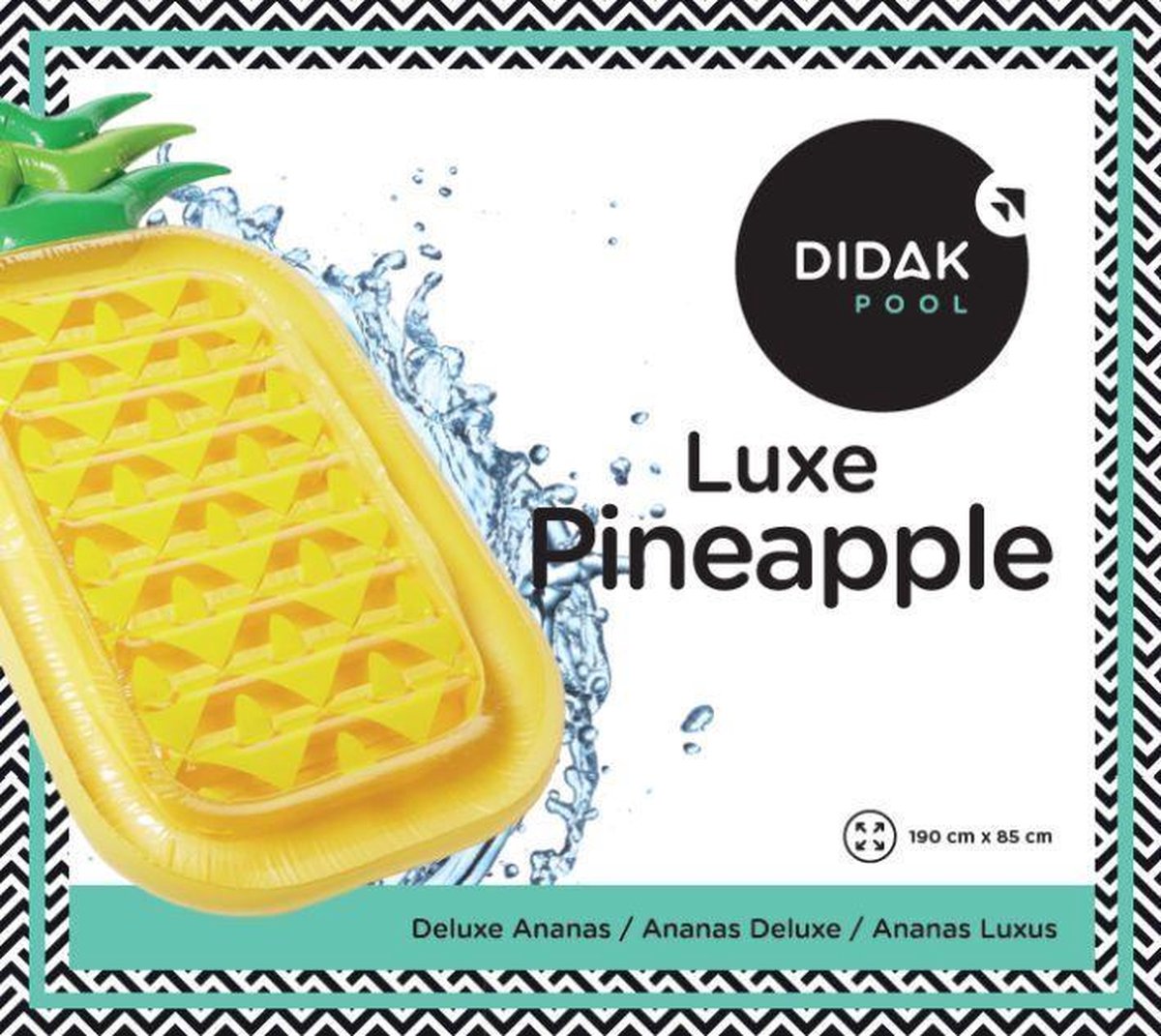 Didak Pool Mega Ananas - 190x85 Cm