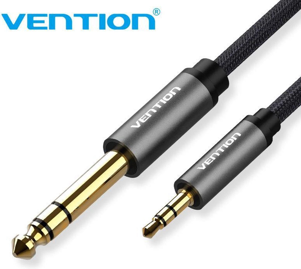 Vention 3.5 mm Jack naar 6.3 mm Jack Audio Kabel - 5 meter