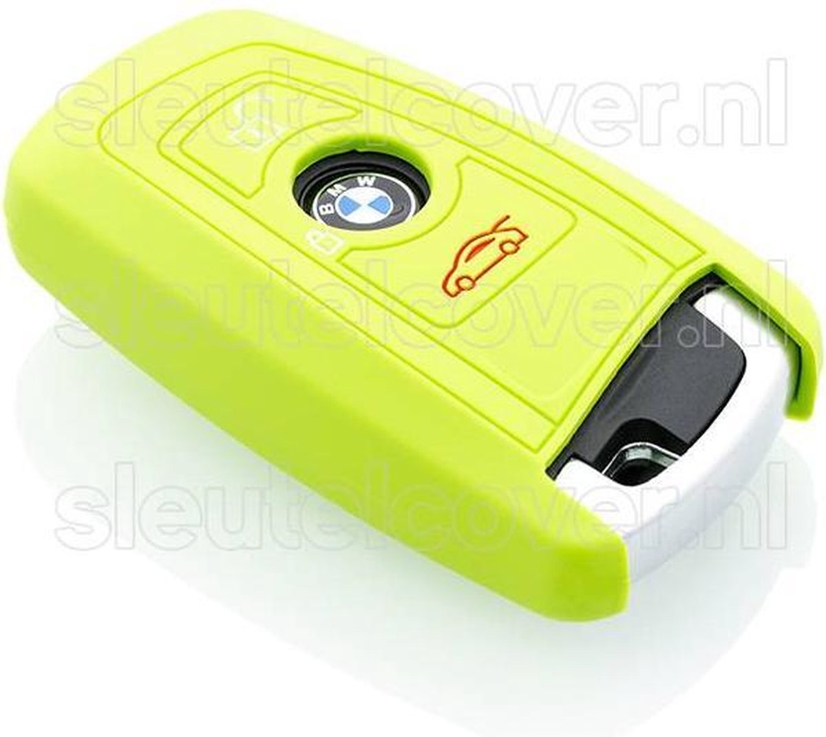 BMW SleutelCover - Lime groen / Silicone sleutelhoesje / beschermhoesje autosleutel