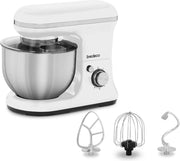 Bredeco Keukenmixer 1200 W - planetaire mixer - 5 L - Wit