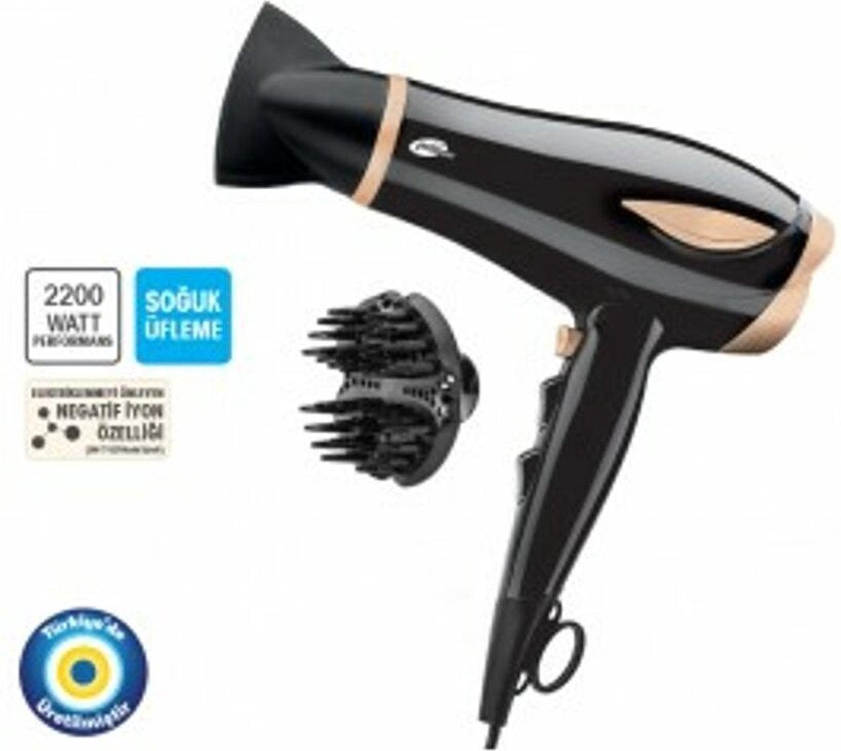 Goldmaster Gm-7163 Wind Hair Dryer