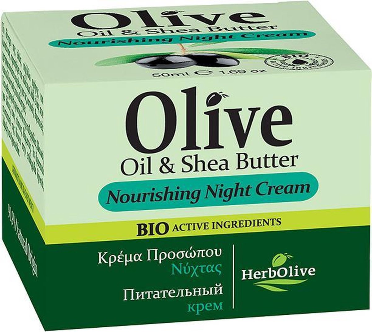 Herbolive Voedende Nachtcrème met Olijfolie