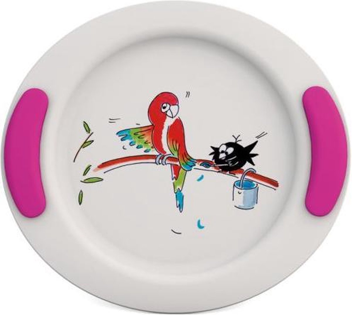 Kinderbord Papegaai - Roze
