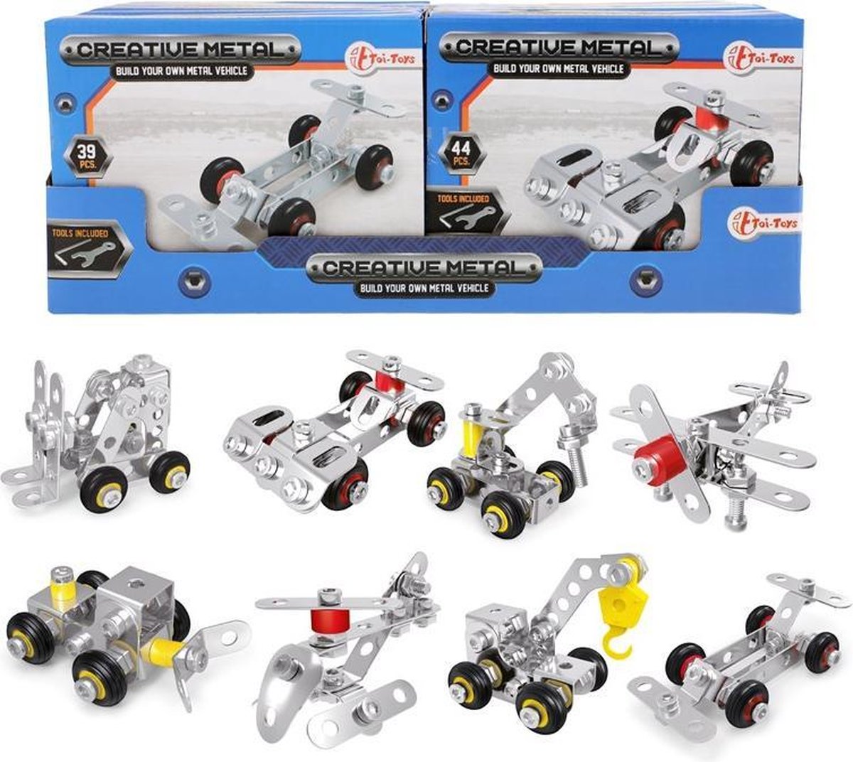 Toi Toys Bouw je eigen metalen voertuig