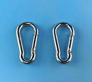 Karabijnhaak - 6 cm - 2 stuks