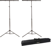 Set van 2 BeamZ lichtstatieven + BeamZ tas. Ideaal voor de mobiele DJ