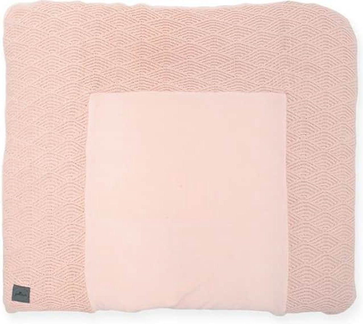Jollein Aankleedkussenhoes River Knit 75x85cm - Pale Pink