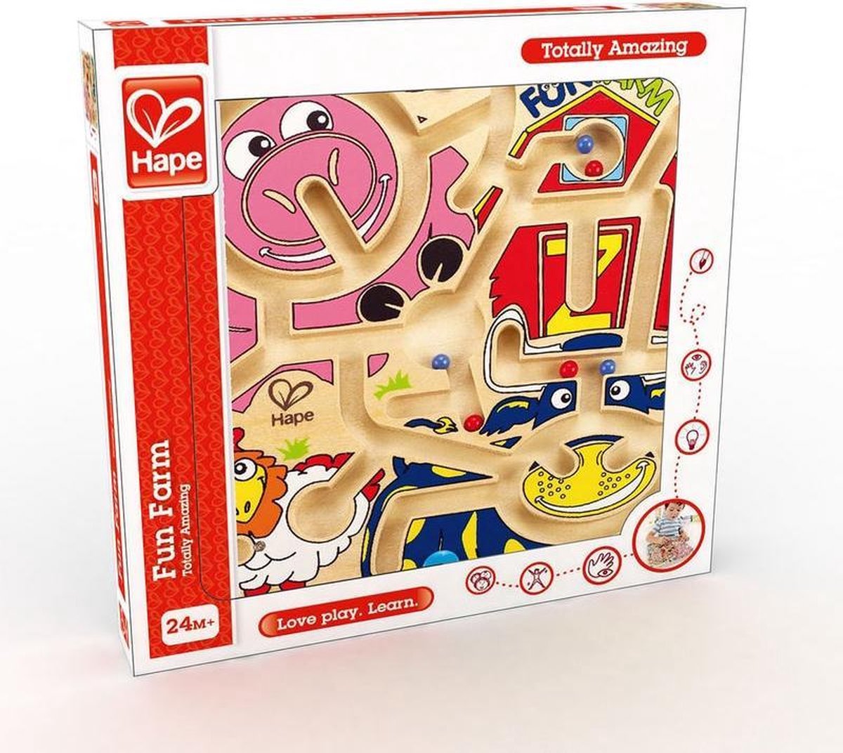 Hape Behendigheidsspel Fun Farm 25