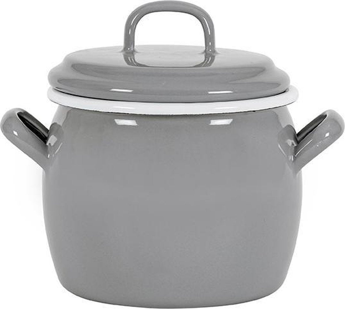 Kookpan met deksel Grijs