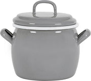 Kookpan met deksel Grijs