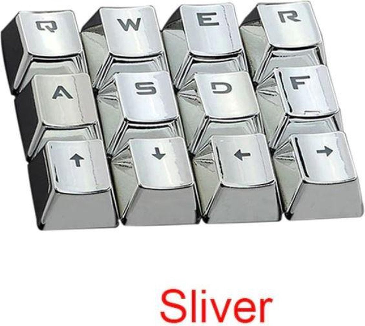 R-4 Hoogte - 12 Keycaps Voor Q
