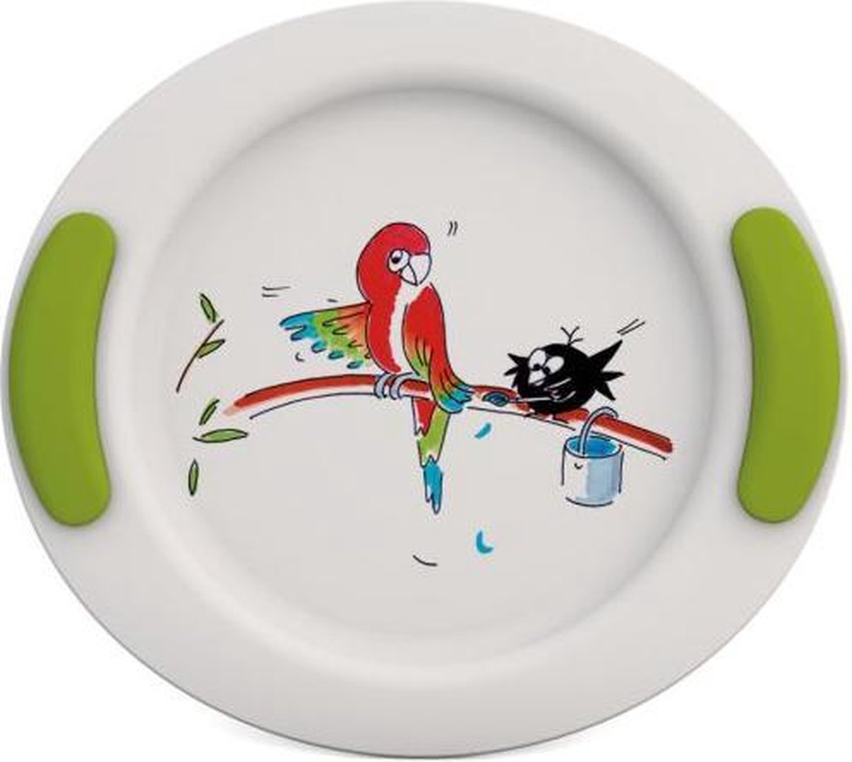Kinderbord Papegaai - Groen