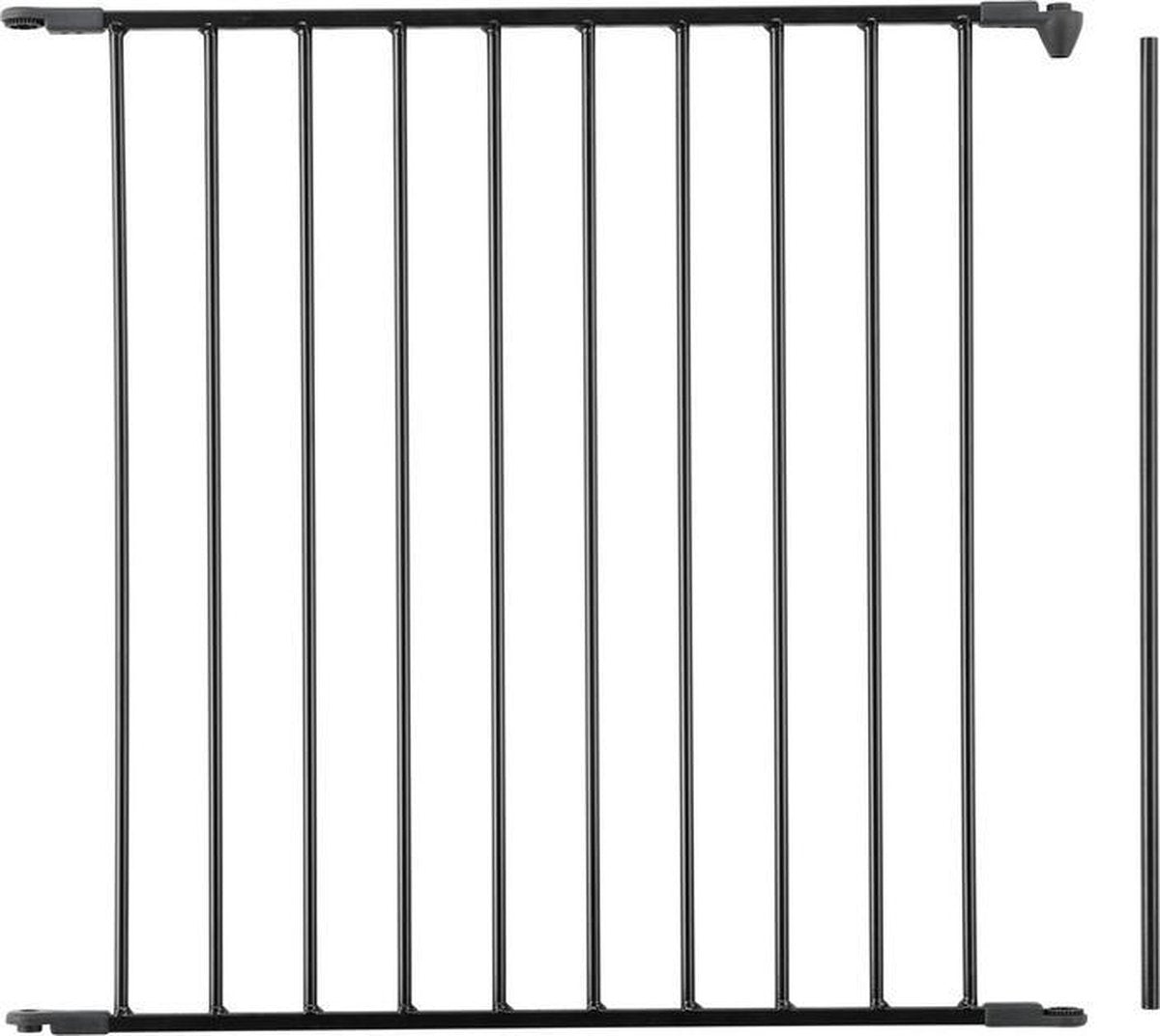 Babydan Flex Verlengdeel Sectie Large - 72 cm - Zwart