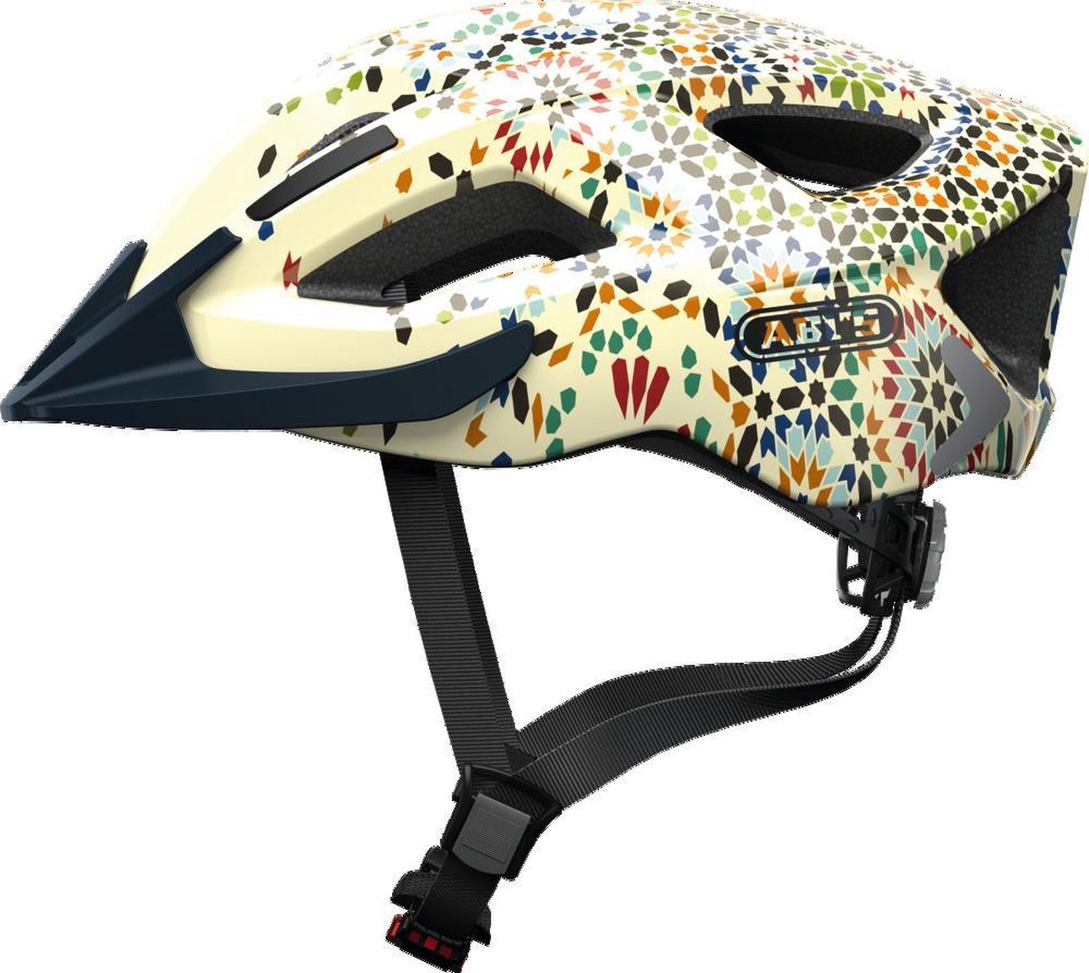 Abus Aduro 2.0 Fietshelm - Maat  M (52-58 cm) - cream flower