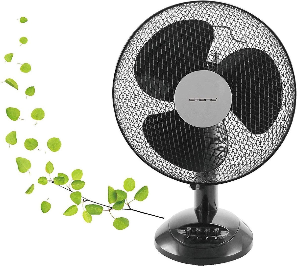 Emerio FN-114202.1 - tafelventilator - zwart