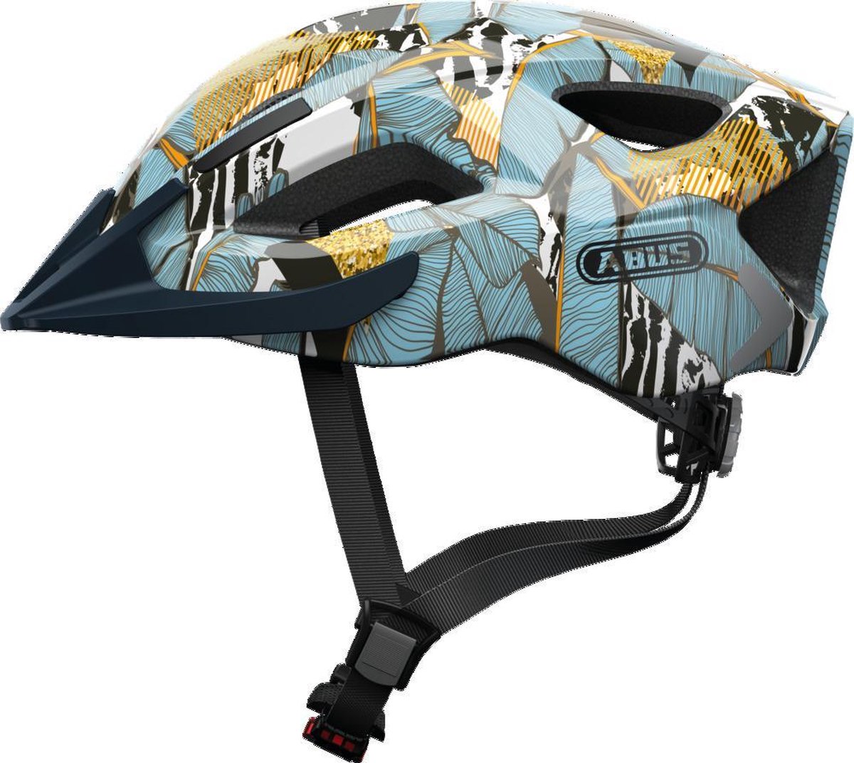 Abus Aduro 2.0 Fietshelm - Maat  S (51-55 cm) - blue palm