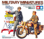 1:35 Tamiya 35241 Diorama-Set Motorcycle Orderly w/2 Figures Plastic kit