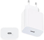 20W USB-C Power oplader - Wit - Oplaadstekker - Geschikt voor Apple iPhone 12 - Apple iPad - USB-C Apple Lightning | Snellader iPhone 12 / 11 / X / iPad / 12 Pro Max / iPhone 12 Pro | USB C lader | Fast charging