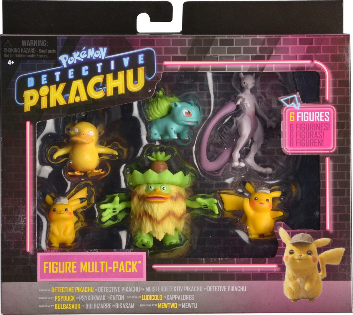 Detective Pikachu Battle Speelfiguren - Pikachu #1 (5 cm)