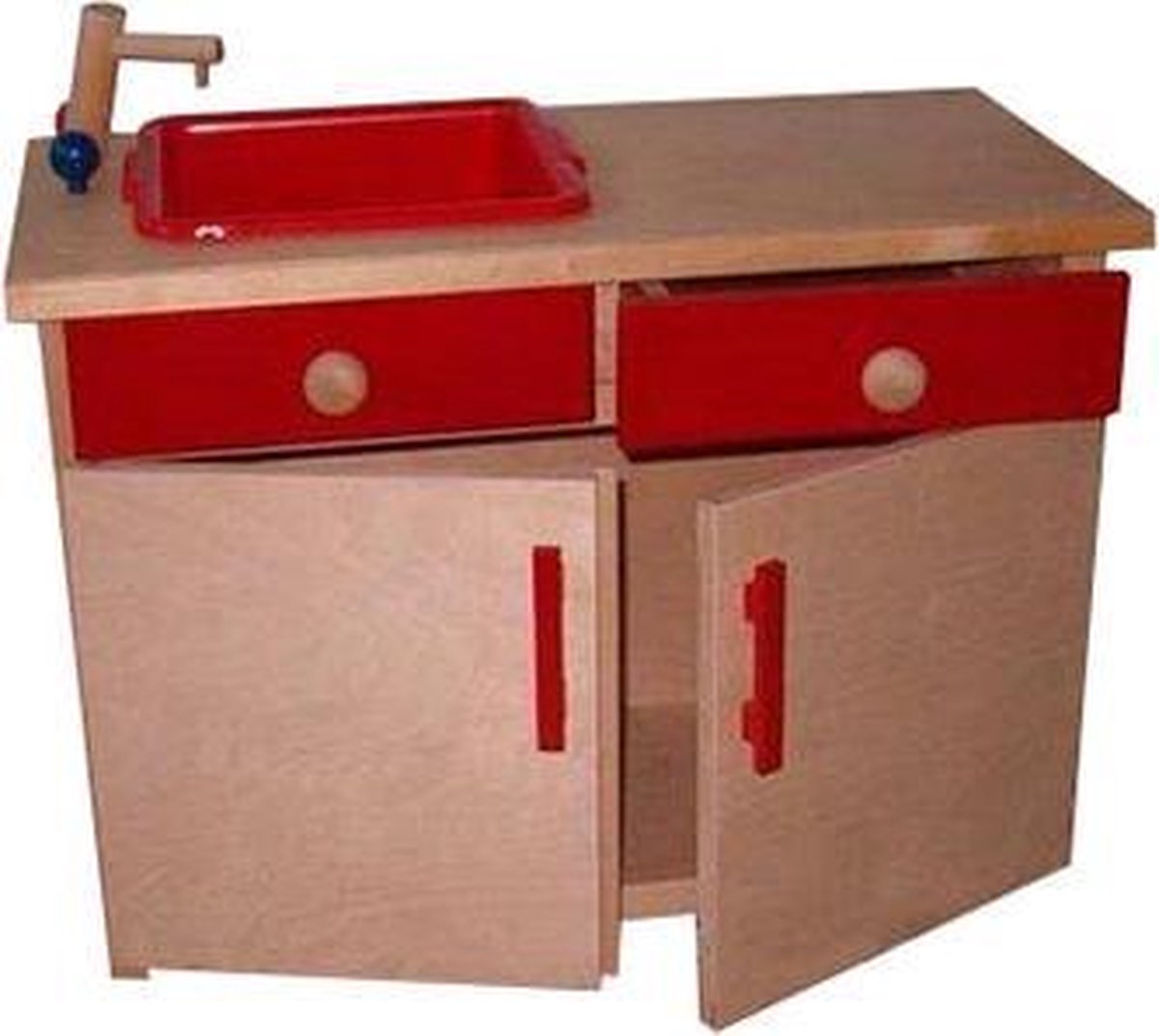 Playwood - Houten speelkeukentje aanrechtblok L - hoogte 45
