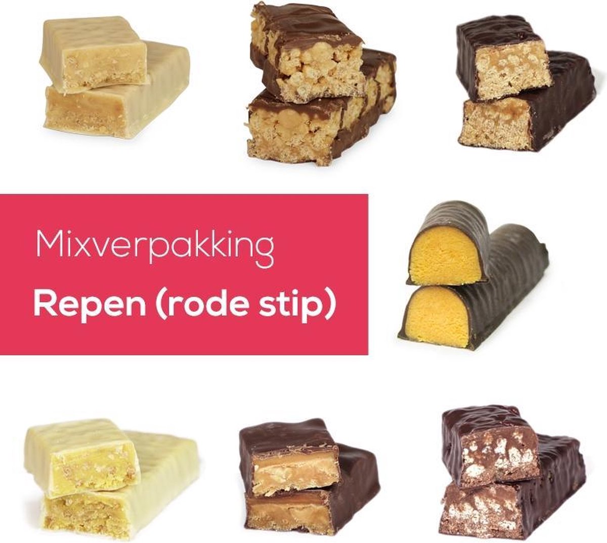 Protiplan |  Mix Repen | Voordeelpakket | 21 x Repen  | Eiwitrepen | Koolhydraatarme sportvoeding | Afslanken met proteïne repen