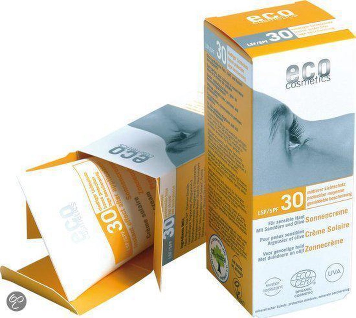 Eco Cosmetics - SPF 30 - 75 ml - Zonnebrand crème