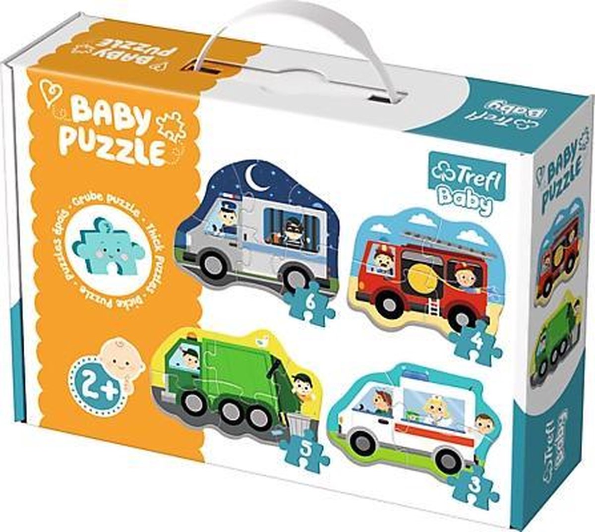 Baby Classic Puzzel - Voertuigen Puzzel