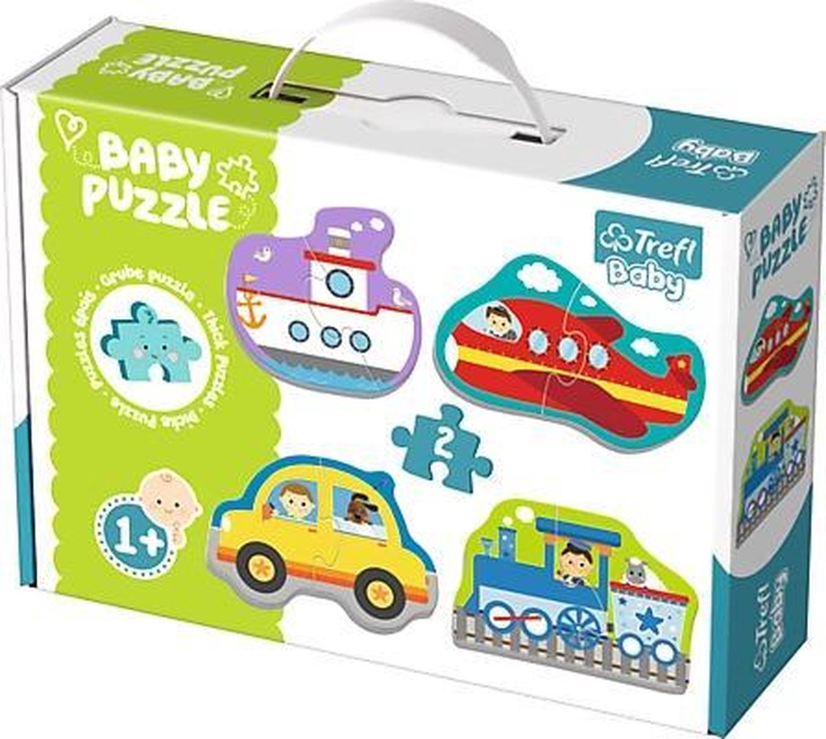 Baby Classic Puzzel - Transport Voertuigen Puzzel