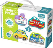 Baby Classic Puzzel - Transport Voertuigen Puzzel