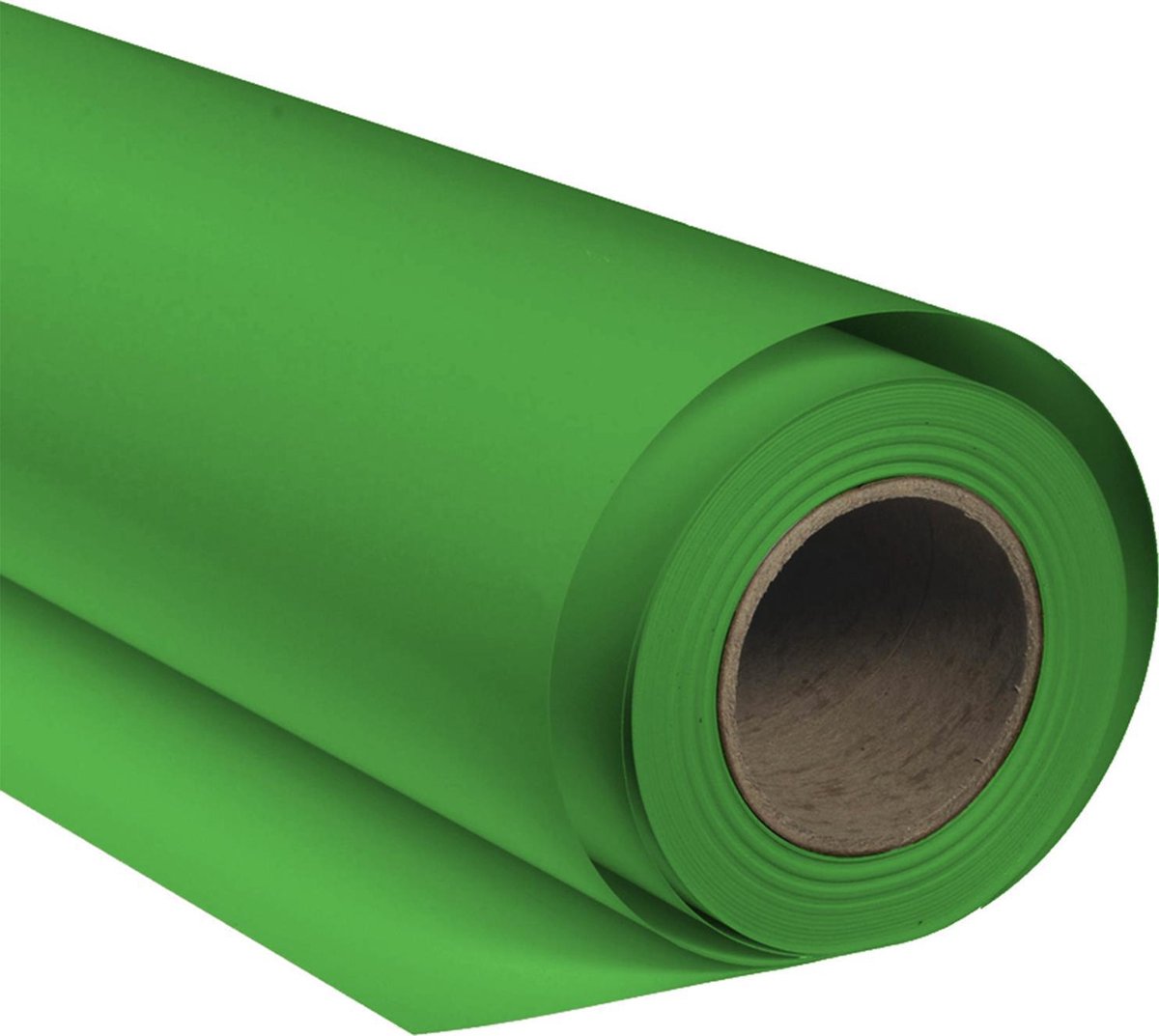 Bresser Achtergrondpapier Op Rol- SBP10 Chromakey Groen - Papier - 1.69x11m - Geschikt voor Fotostudio